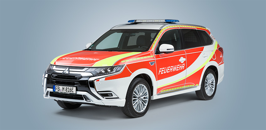 Mitsubishi Umbau Feuerwehr Mitsubishi mit Feuerwehr-Umbau