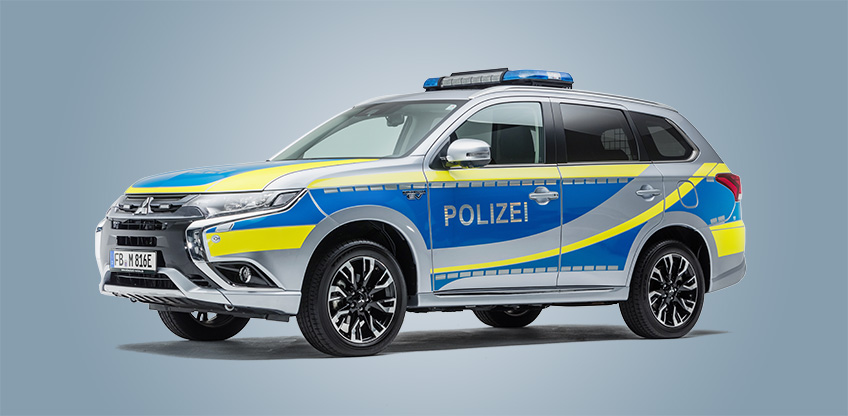 Der Mitsubishi Polizei-Umbau Der Mitsubishi Polizei-Umbau