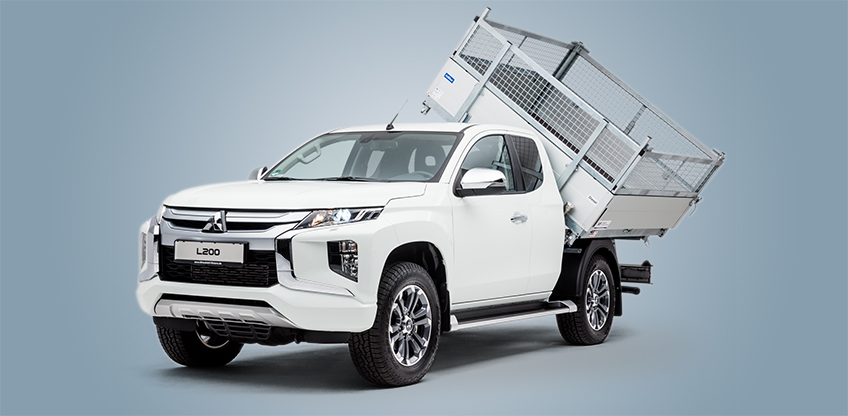 L200 Club Cab als Dreiseitenkipper Der Mitsubishi L200 als Dreiseitenkipper