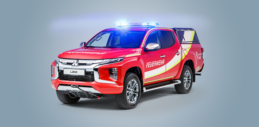 Mitsubishi L200 mit Signaleinrichtung Mitsubishi L200 mit Signaleinrichtung