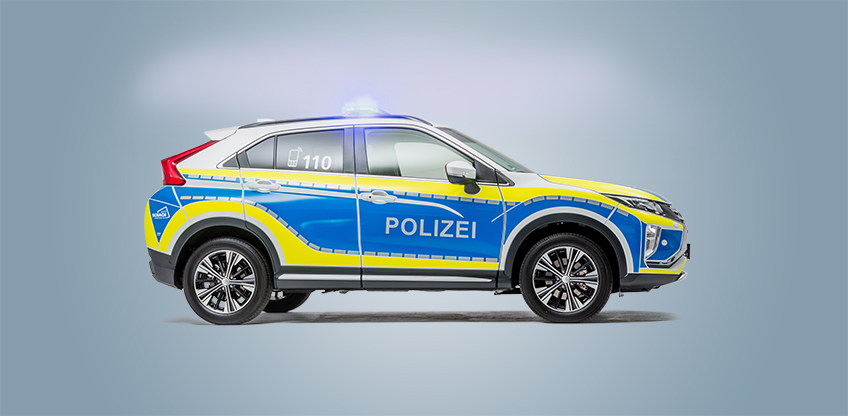 Mitsubishi Eclipse Cross Plug-in Hybrid als Einsatzfahrzeug Mitsubishi Eclipse Cross Plug-in Hybrid als Einsatzfahrzeug