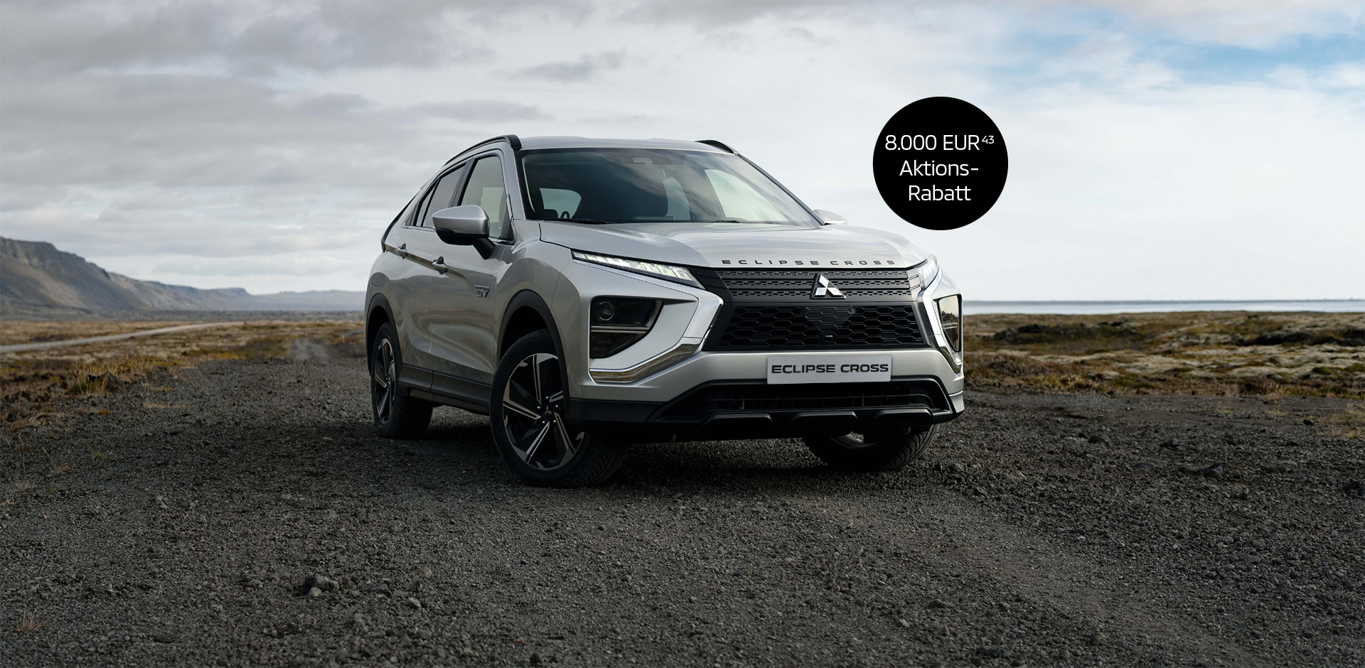 Der Eclipse Cross Plug-in Hybrid mit Aktions-Rabatt Der Eclipse Cross Plug-in Hybrid mit 8.000 Euro Aktions-Rabatt