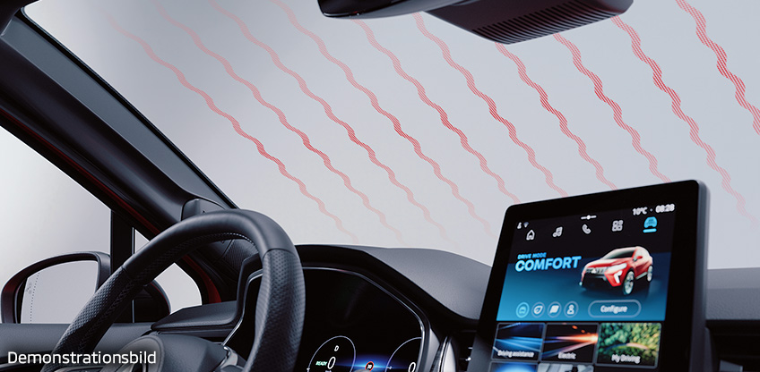 Der neue Mitsubishi ASX mit Frontscheibenheizung