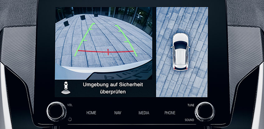 Assistenzsysteme Eclipse Cross Plug-in Hybrid Select Detailabbildung zu den Assistenzsystemen im Eclipse Cross Plug-in Hybrid Select