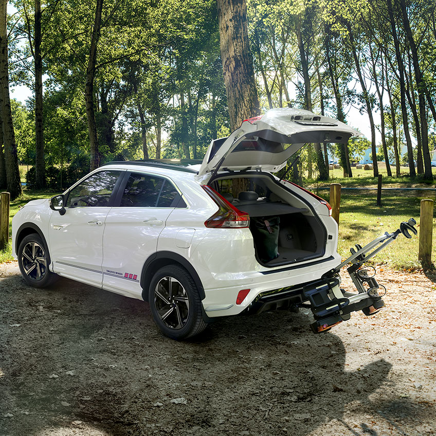 Fahrrad-Heckträger für den Mitsubishi Eclipse Cross Plug-in Hybrid Fahrrad-Heckträger für den Eclipse Cross Plug-in Hybrid