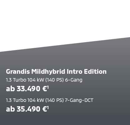 Grandis Mildhybrid Intro Edition Grandis Mildhybrid Intro Edition