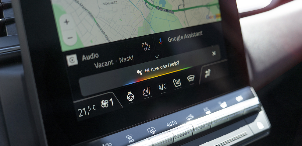 Touchdisplay Detailaufnahme des Touchdisplays