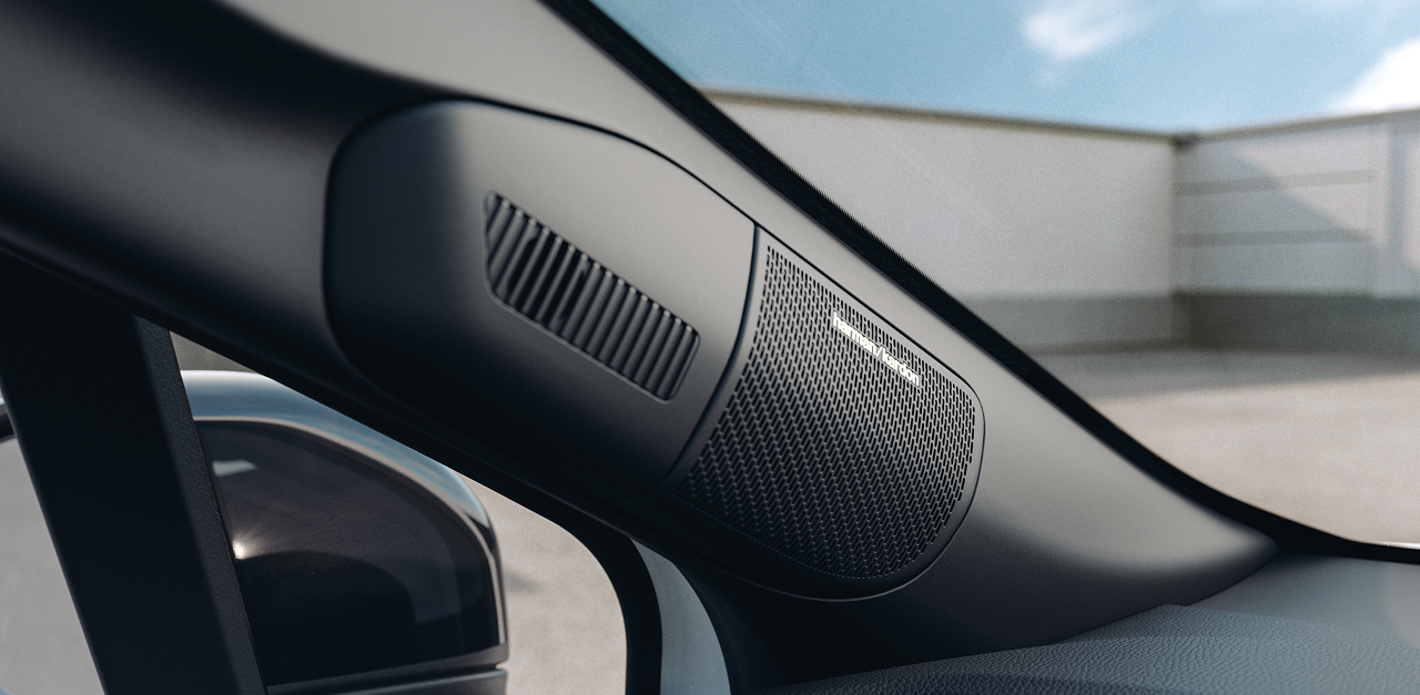 Detailaufnahme des Harman Kardon® Premium Sound-System