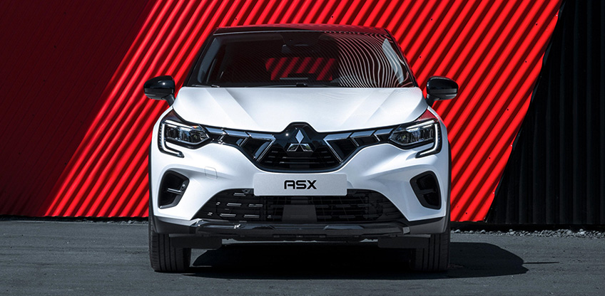 Charakterstarke Fahrzeugfront Der Mitsubishi ASX und seine charakterstarke Fahrzeugfront