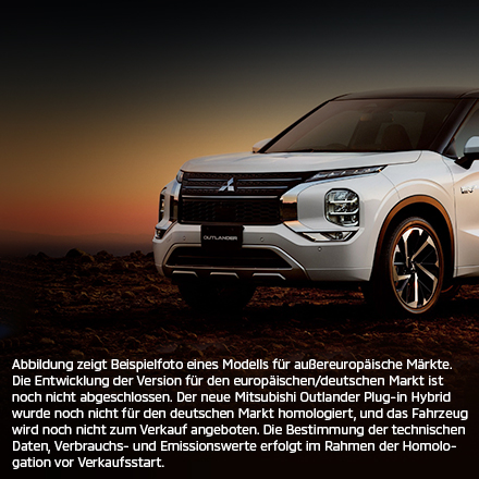 Outlander PHEV 2024 Karten Hintergrund