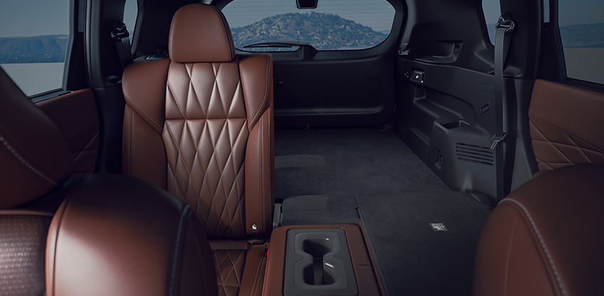 Flexible Rückbank im neuen Outlander