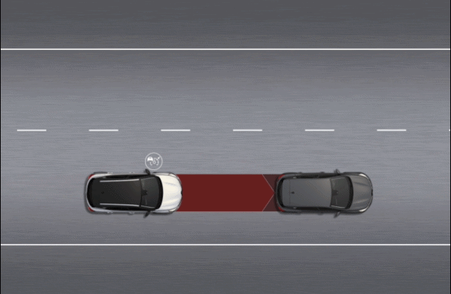 Fahrzeug wird vom MI-Pilot auf Spur gehalten