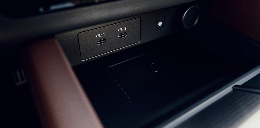 Kabelloses Laden im neuen Outlander