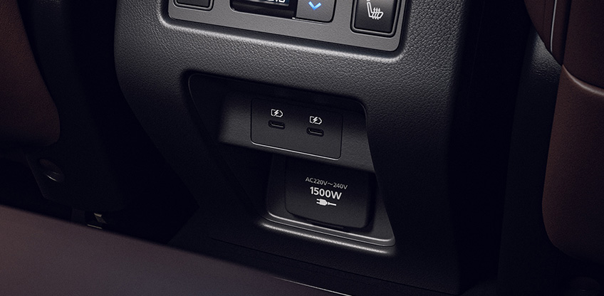 Steckdosen/USB im neuen Outlander