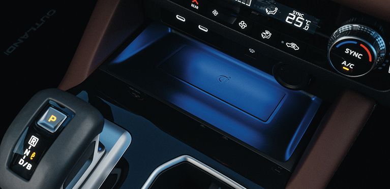 Beleuchtung der Mittelkonsole im Outlander