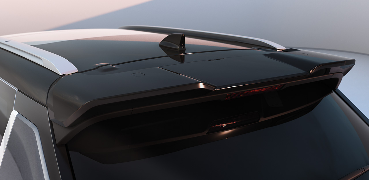 Dachspoiler für den neuen Outlander Dachspoiler für den neuen Outlander