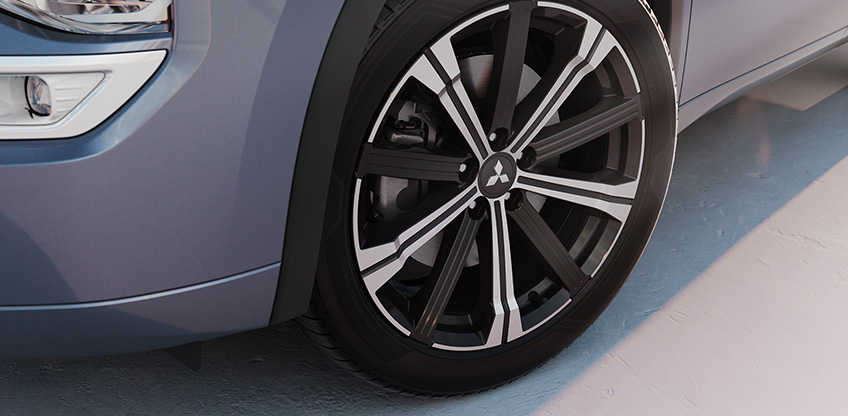 Die Felgen für den neuen Mitsubishi Outlander Die Felgen für den neuen Mitsubishi Outlander