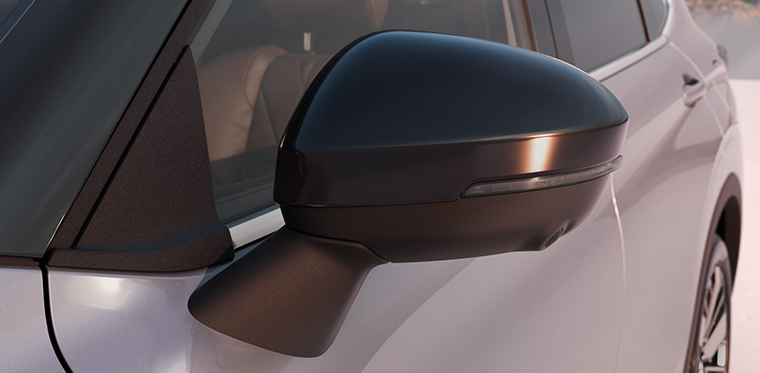 Der neue Mitsubishi Outlander mit Spiegelcover-Set Der neue Mitsubishi Outlander mit Spiegelcover-Set