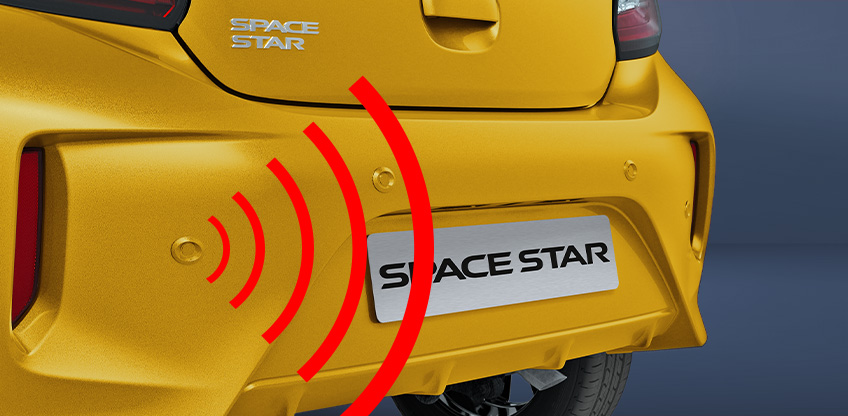 Einparkhilfe für den Mitsubishi Space Star