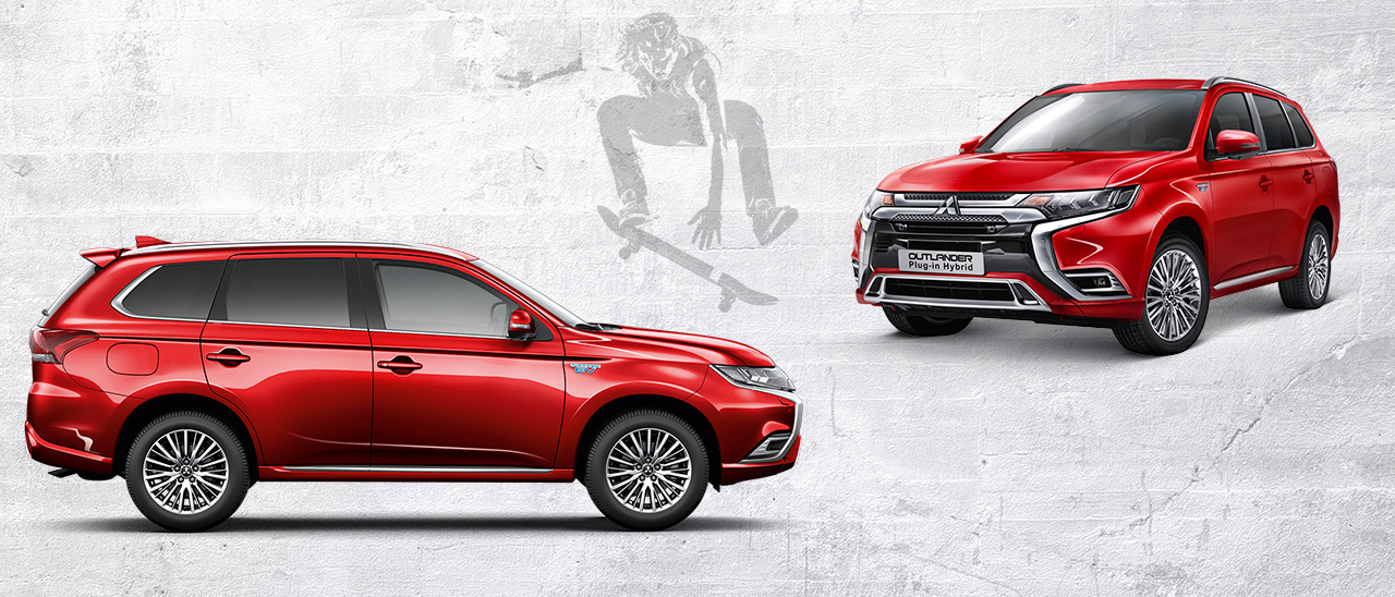 Outlander Plug-in Hybrid PLUS Spirit Abbildung des Sondermodells Outlander Plug-in Hybrid PLUS Spirit