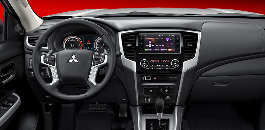 Interieur L200 Doppelkabine Select Detailabbildung zur Interieur-Mehrausstattung für den L200 Doppelkabine Select