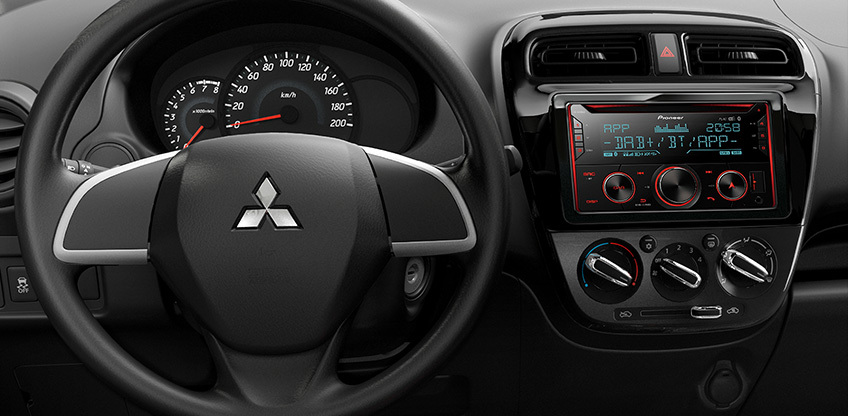 Interieur Space Star Select Detailabbildung zur Interieur-Mehrausstattung für den Space Star Select